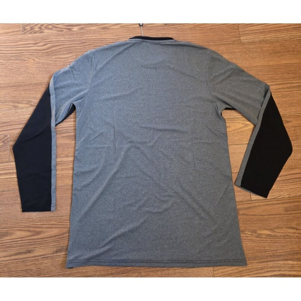 Rawgear Long‎ Sleeve Shirt Mens Size M Black Gray Mesh Back RG428 Athletic NWT - Picture 9 of 11